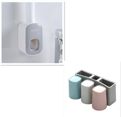 Bathroom Wall Mounted Automatic Toothpaste Holder