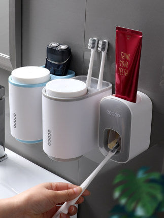 Bathroom Wall Mounted Automatic Toothpaste Holder