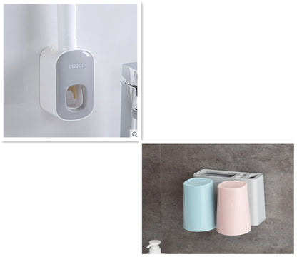 Bathroom Wall Mounted Automatic Toothpaste Holder