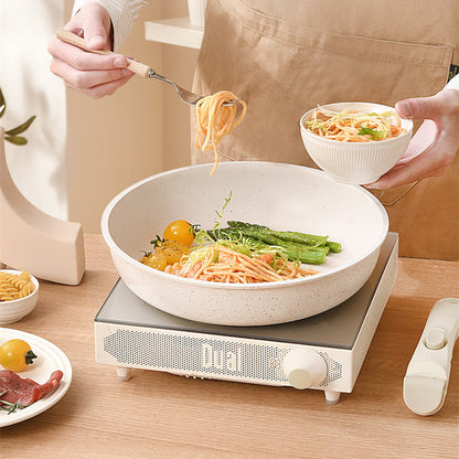 Handle Medical Stone Non Stick Pot