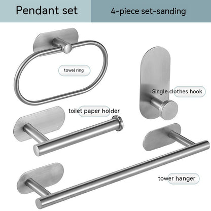 Bathroom Single Bar Towel Rack