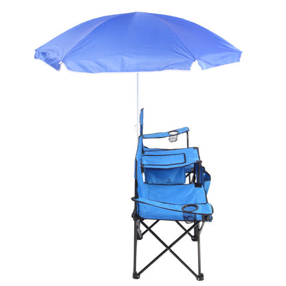 Outdoor Beach Fishing Chair With Umbrella