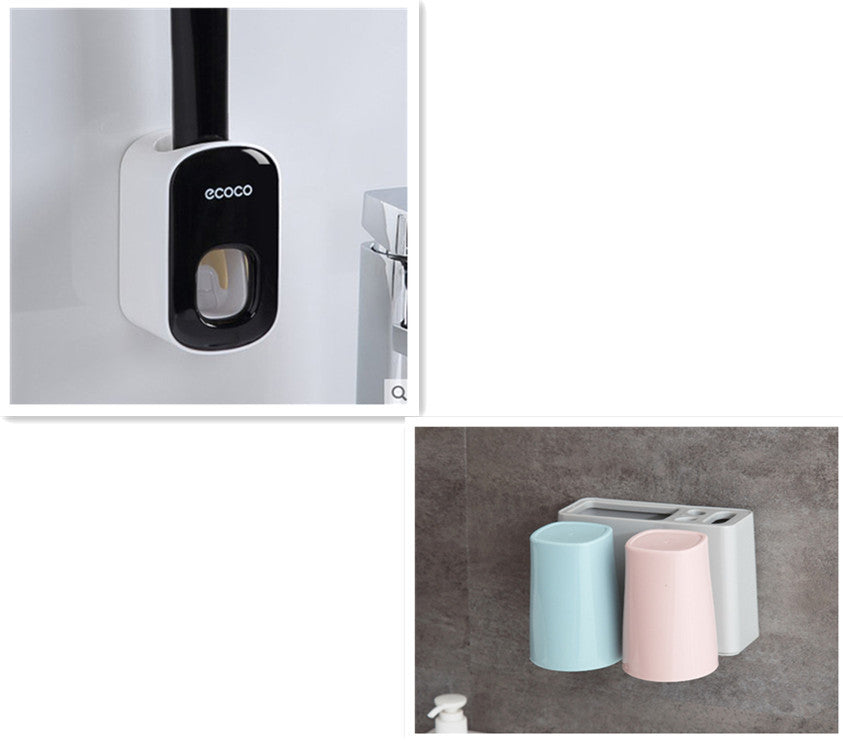 Bathroom Wall Mounted Automatic Toothpaste Holder