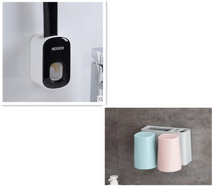 Bathroom Wall Mounted Automatic Toothpaste Holder