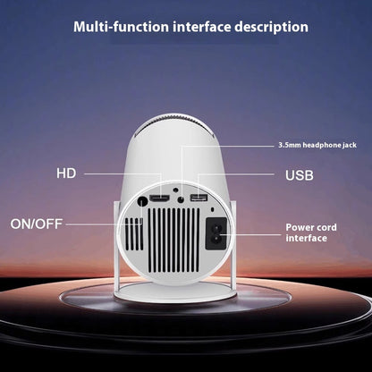 Barrel Machine Projector 1080p Home Office Bedroom