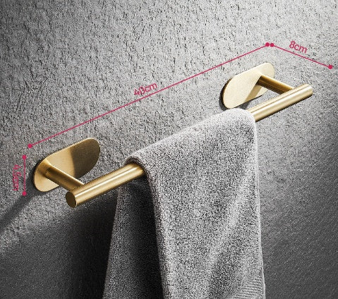 Bathroom Single Bar Towel Rack