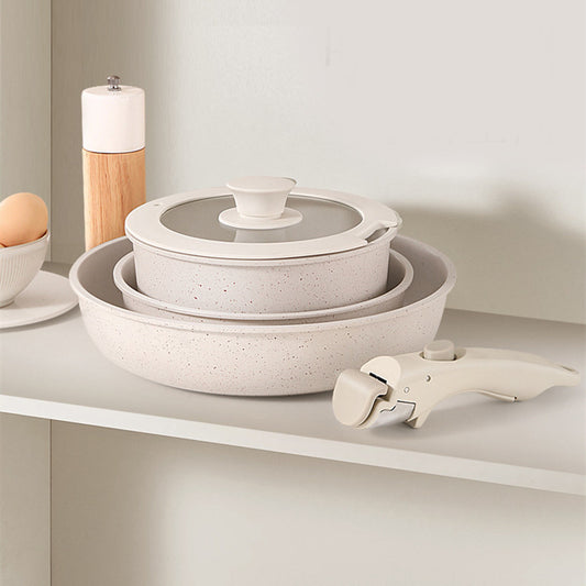 Handle Medical Stone Non Stick Pot