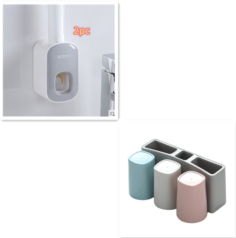 Bathroom Wall Mounted Automatic Toothpaste Holder